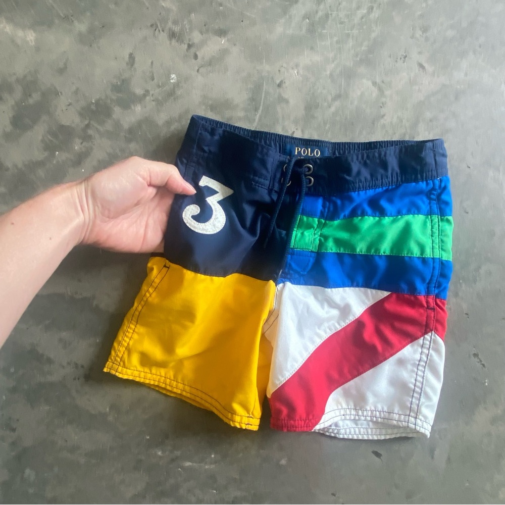 Polo Ralph Lauren Boys Swimsuit Swim Trunk, 4T - Picture 2 of 6